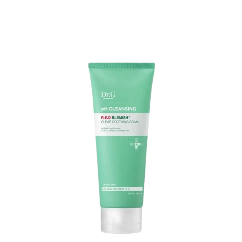Best Korean Skincare CLEANSING FOAM pH Cleansing R.E.D Blemish Clear Soothing Foam Dr.G