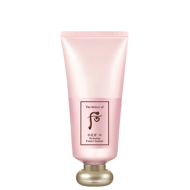 Best Korean Skincare CLEANSING FOAM Gongjinhyang Soo Vital Hydrating Foam Cleanser The History of Whoo