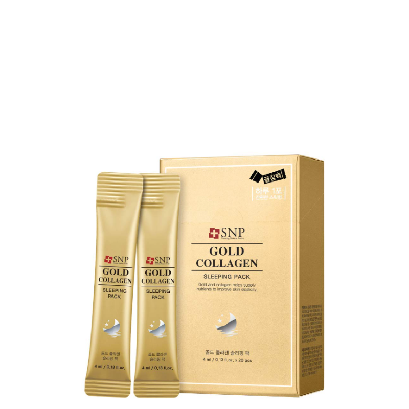 Best Korean Skincare SLEEPING MASK Gold Collagen Sleeping Pack SNP