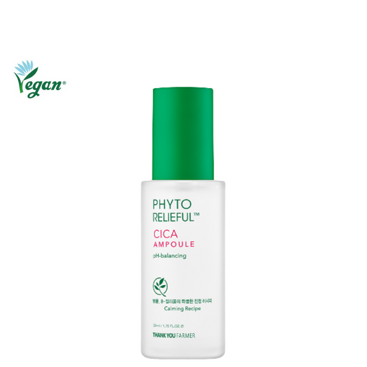 Best Korean Skincare AMPOULE Phyto Relieful CICA Ampoule THANK YOU FARMER