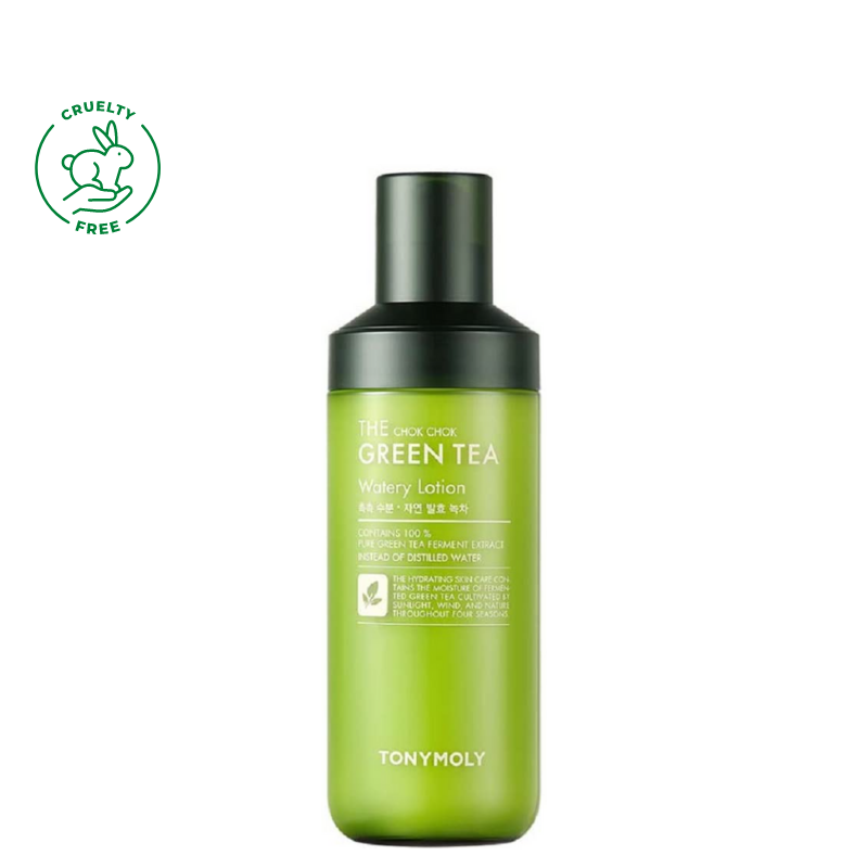Best Korean Skincare LOTION/EMULSION The Chok Chok Green Tea Watery Lotion TONYMOLY
