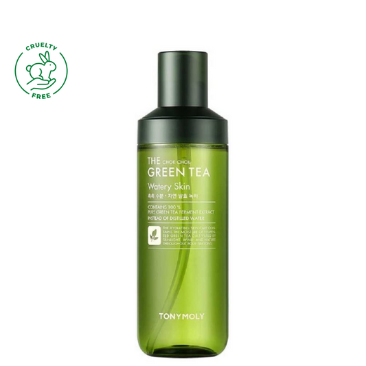 Best Korean Skincare TONER The Chok Chok Green Tea Watery Skin TONYMOLY