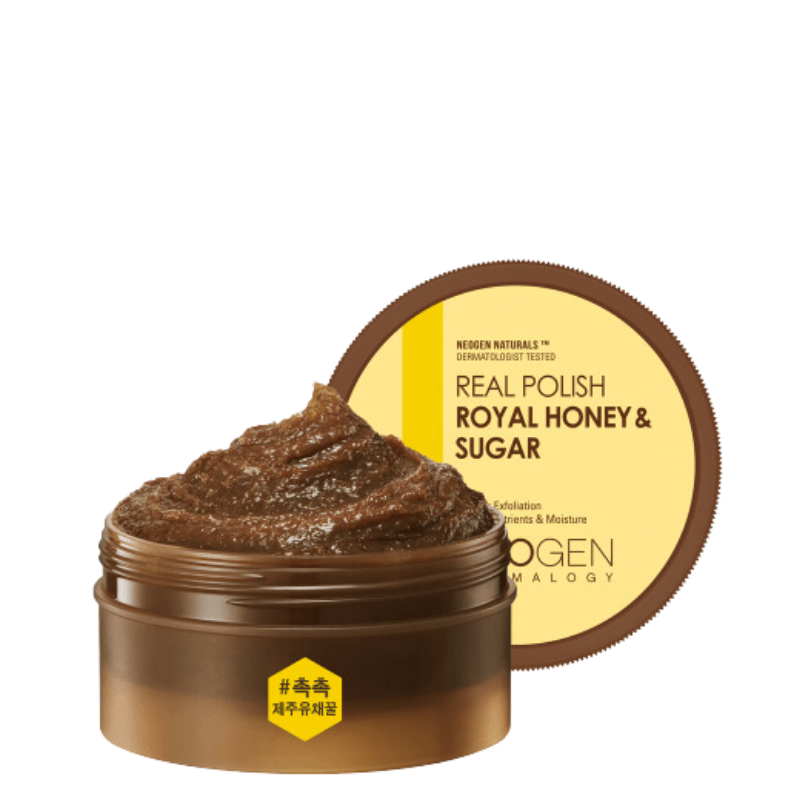Best Korean Skincare SCRUB Dermalogy Real Polish Honey & Sugar NEOGEN