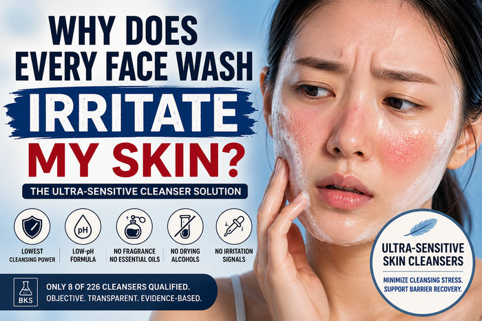 [Sensitive Skin] Why Does Every Facial Wash Irritate My Skin?