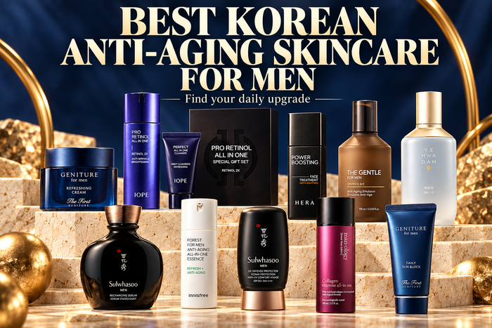 Best Korean Anti-Aging Skincare for Men