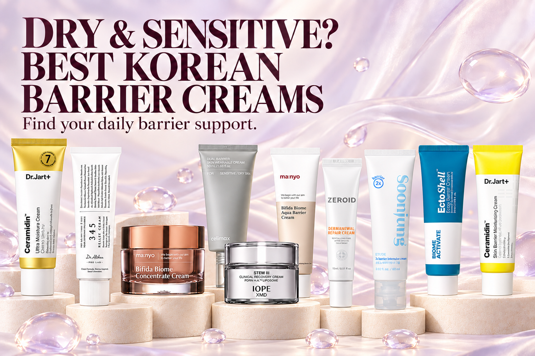 Ten Korean barrier creams for dry and sensitive skin — find your daily barrier support