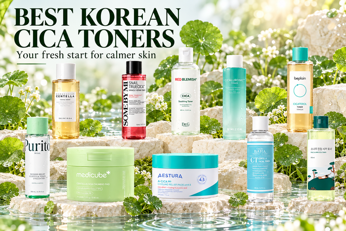 Best Korean CICA Toners for Sensitive & Redness-Prone Skin