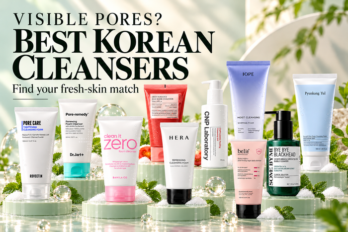 Best Korean Cleanser for Large Pores & Uneven Skin Texture