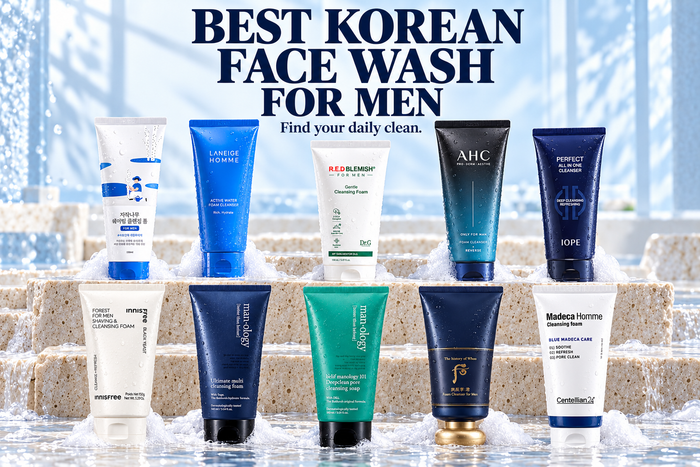Best Korean Face Wash for Men