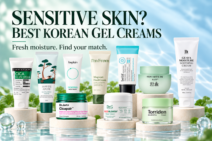 Best Korean Gel Cream for Sensitive & Redness-Prone Skin