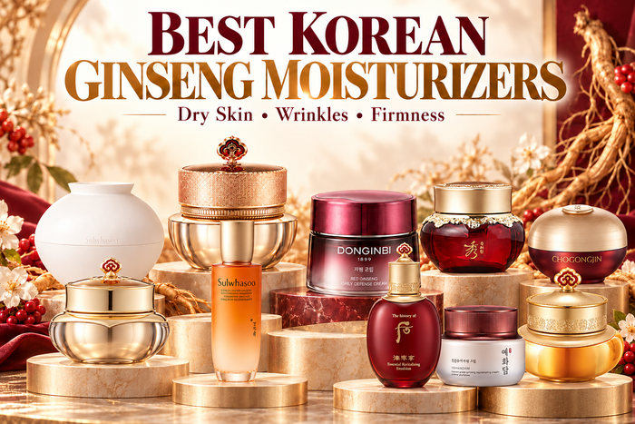 Best Korean Ginseng Moisturizers for Dry Skin, Wrinkles & Firmness