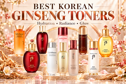 Best Korean ginseng toners for hydration and glowing skin: the first ten storefront products