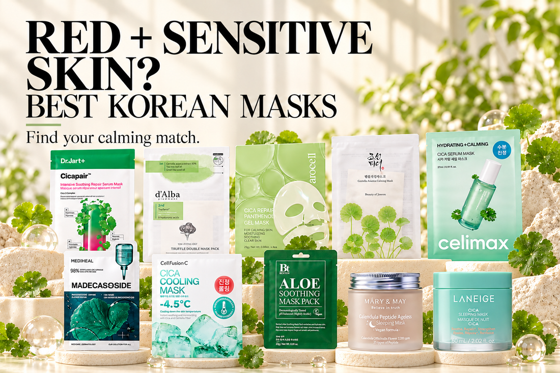 Ten Korean calming masks from Dr.Jart+, Beauty of Joseon, MEDIHEAL, Benton, LANEIGE and more for sensitive and redness-prone skin