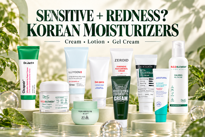 Best Korean Moisturizer for Sensitive & Redness-Prone Skin