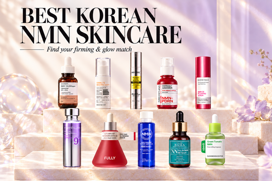 Ten Korean NMN serums, ampoules and essences for comparing firmness and glow skincare