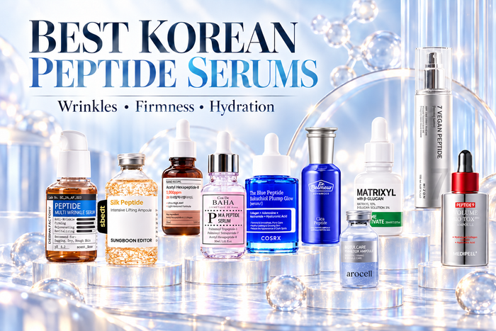 Best Korean Peptide Serums & Ampoules for Wrinkles & Firmness