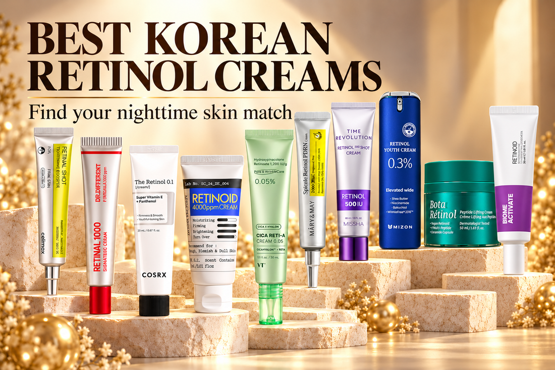 Ten Korean retinol and retinal creams for fine lines and wrinkles