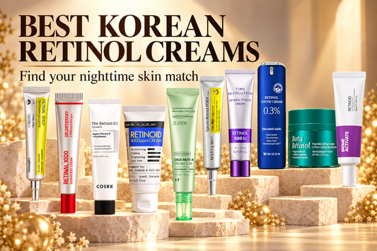 Ten Korean retinol and retinal creams for fine lines and wrinkles