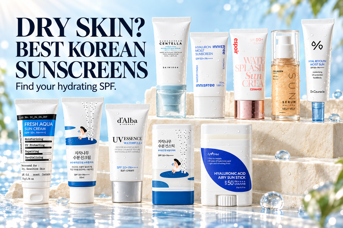 Best Korean sunscreens for dry and dehydrated skin: ten products to compare