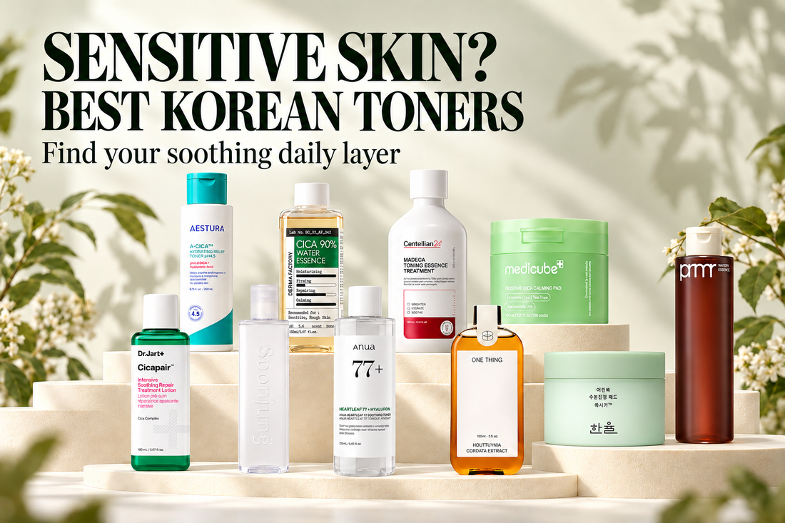 Ten Korean toners and calming pads for sensitive and redness-prone skin