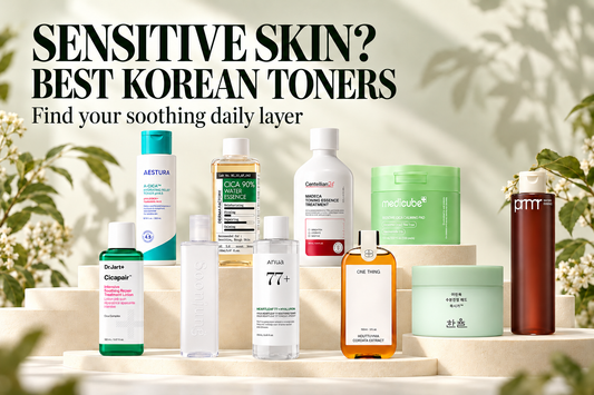Ten Korean toners and calming pads for sensitive and redness-prone skin