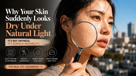 [Ceramide] The “Daylight Lie”: Why Your Skin Suddenly Looks Dry Under Natural Light