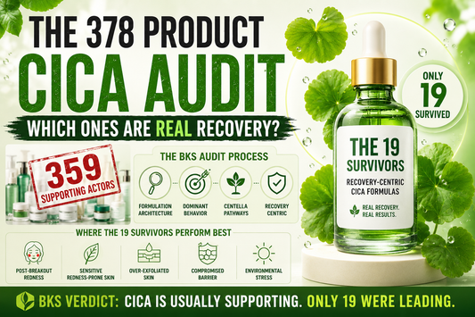 [Centella] 378 CICA Products, Only 19 Survived