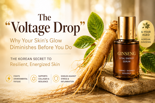 [Ginseng] The "Voltage Drop": Why Your Skin’s Glow Diminishes Before You Do