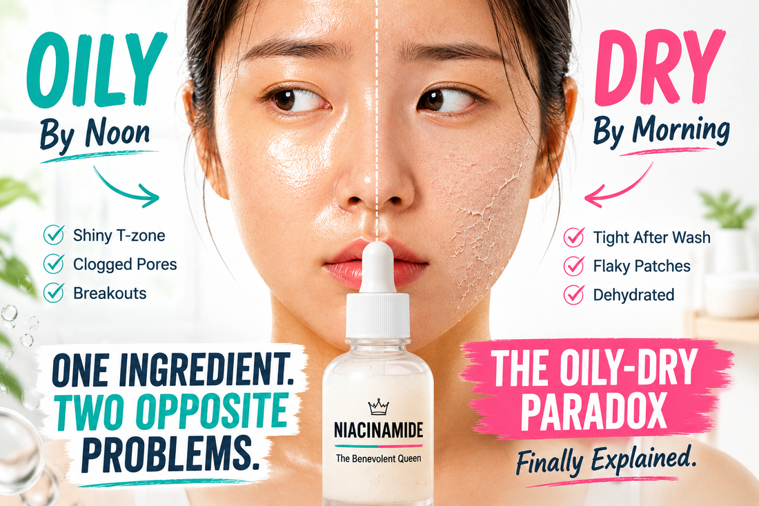 [Niacinamide] Dehydrated Oily Skin: You Are Oily Because You Are Dry
