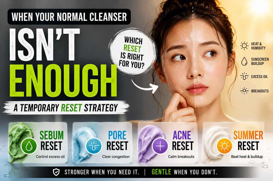 [Acne Oily Skin] When Your Normal Cleanser Isn't Enough: A Temporary Reset Strategy
