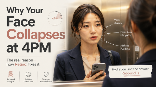 [Retinol] The 4PM Slump: Why Your Face Looks More “Collapsed” by Afternoon