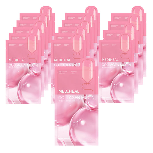 Collagen Mucin Essence Mask Set (15 masks)