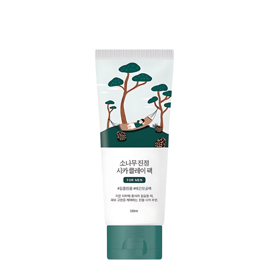 For Men Pine Calming Cica Clay Pack