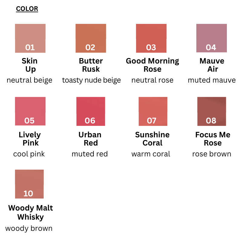 Lip Chic Glow Serum SPF20 PA++ (9 colors)