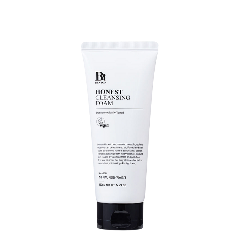 Best Korean Skincare CLEANSING FOAM Honest Cleansing Foam Benton