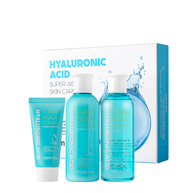 Hyaluronic Acid Super Aqua Skin Care 3 Set