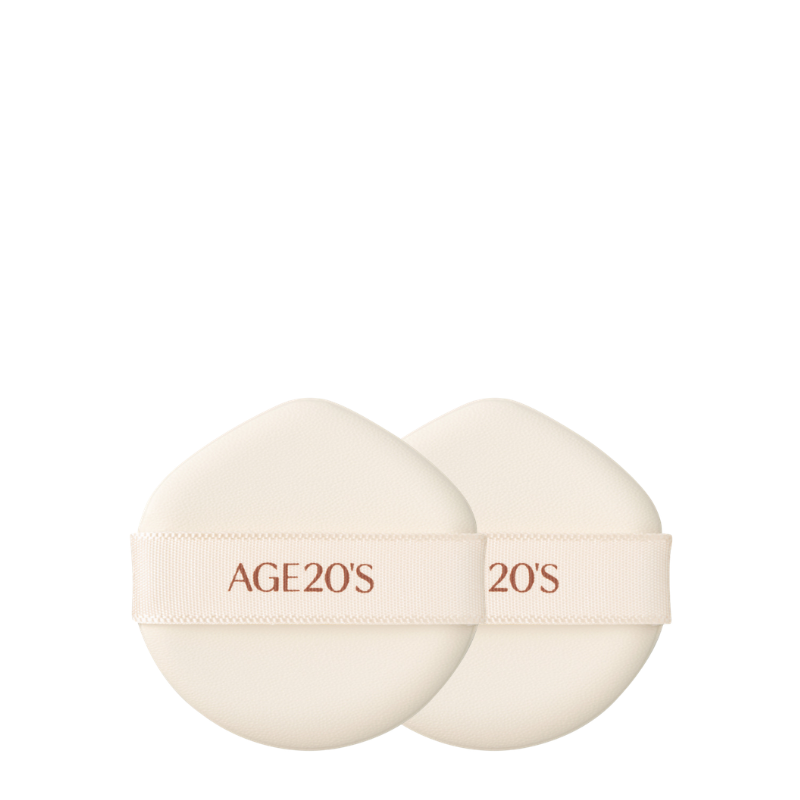 Silky Leather Puff (2pcs)