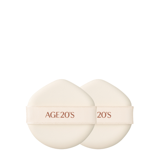 Silky Leather Puff (2pcs)
