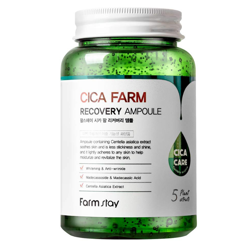 Best Korean Skincare AMPOULE Cica Farm Recovery Ampoule Farm Stay