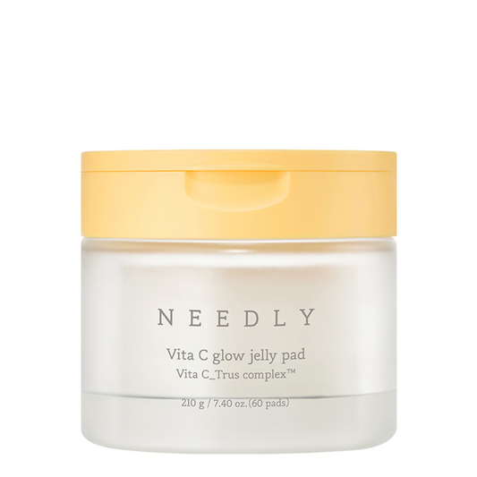 Best Korean Skincare TONER PAD Vita C Glow Jelly Pad (60 pads) NEEDLY