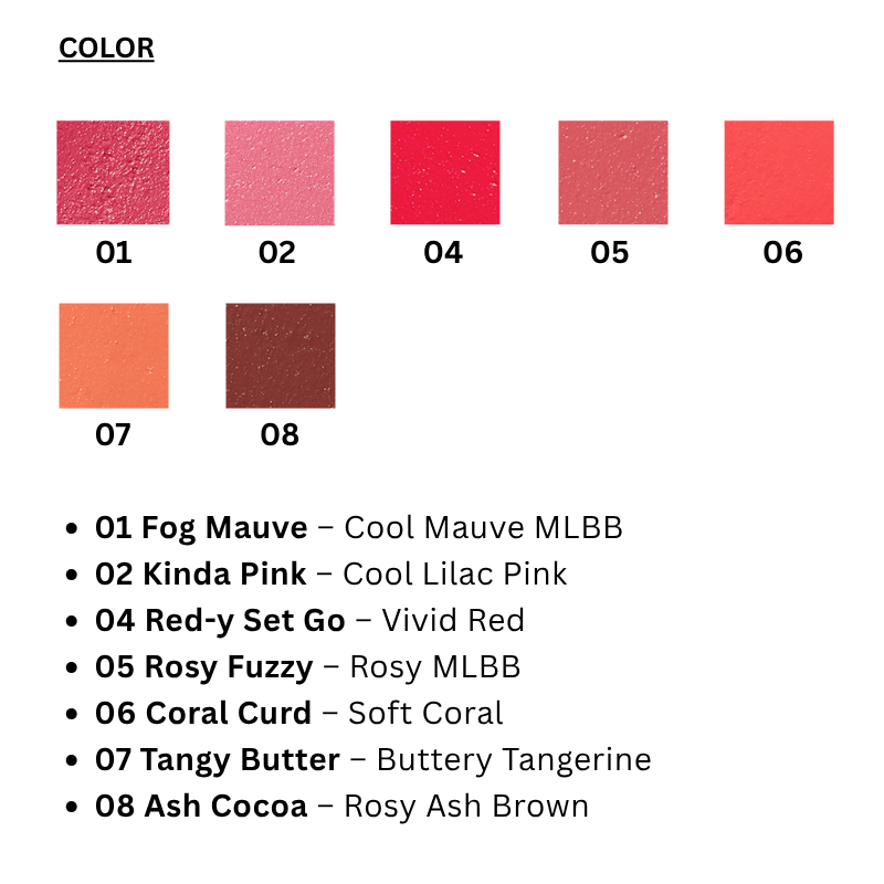 Nowear Lipstick Volume Matte (7 colors)
