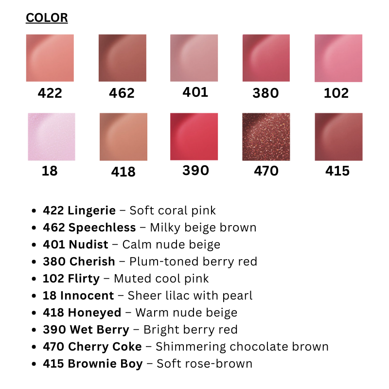 Sensual Nude Gloss (10 colors)
