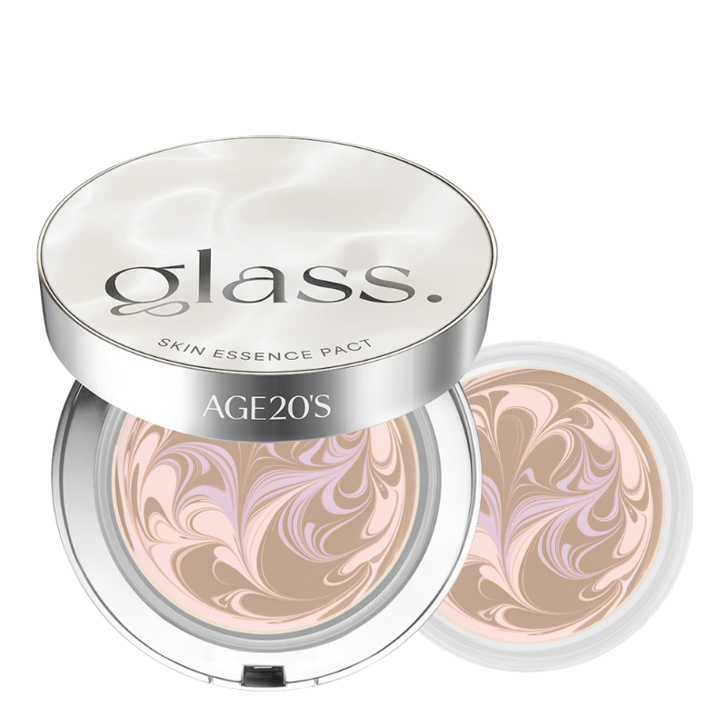 Glass Skin Essence Pact Glow with 1 Refill SPF50+ PA++++ (2 colors)