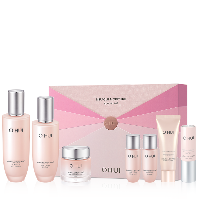 Best Korean Skincare SET Miracle Moisture 3pcs Special Set O HUI