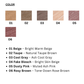 The Brow Color Fixing Cara (6 colors)