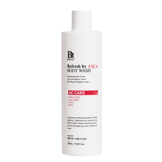 Best Korean Skincare BODY WASH Refresh by CICA Body Wash Benton