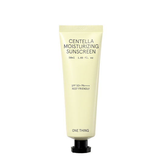 Best Korean Skincare SUN CREAM Centella Moisturizing Sunscreen SPF50+ PA++++ ONE THING