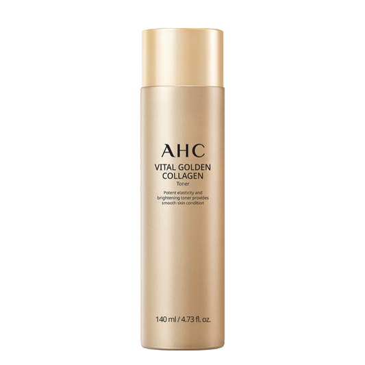 Best Korean Skincare TONER Vital Golden Collagen Toner AHC
