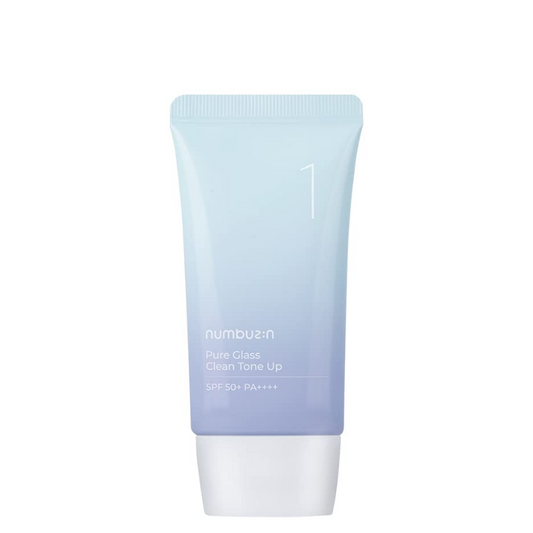 Best Korean Skincare TONE-UP CREAM No.1 Pure Glass Clean Tone Up SPF50+ PA++++ numbuzin