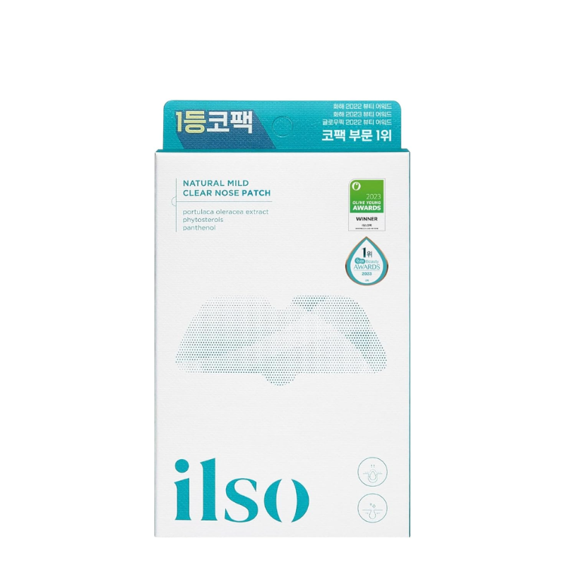 Best Korean Skincare NOSE PACK Natural Mild Clear Nose Patch (5 pcs) ilso